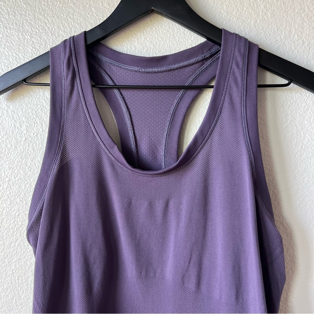 Athleta woman Racerback Athletic Tank Top Size S Plum Purple Grape Wine
